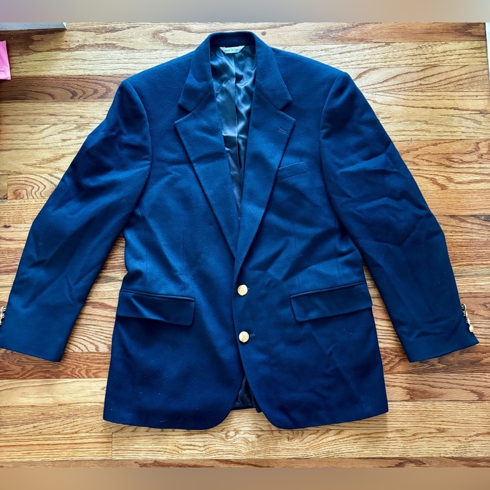 Polo University Club - Men’s Navy Blazer with Gold Buttons